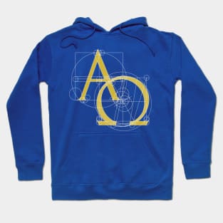 Alpha Omega Christian Jesus Symbol Hoodie